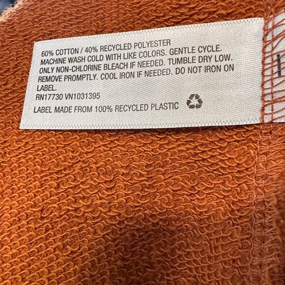 Universal Thread Romper Jumpsuit Shorts Copper/Orange/Rust Terry Women XS V-neck - Picture 9 of 12